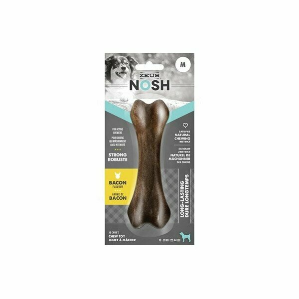 Zeus Nosh Strong Chew Bone, Bacon , Medium 96393